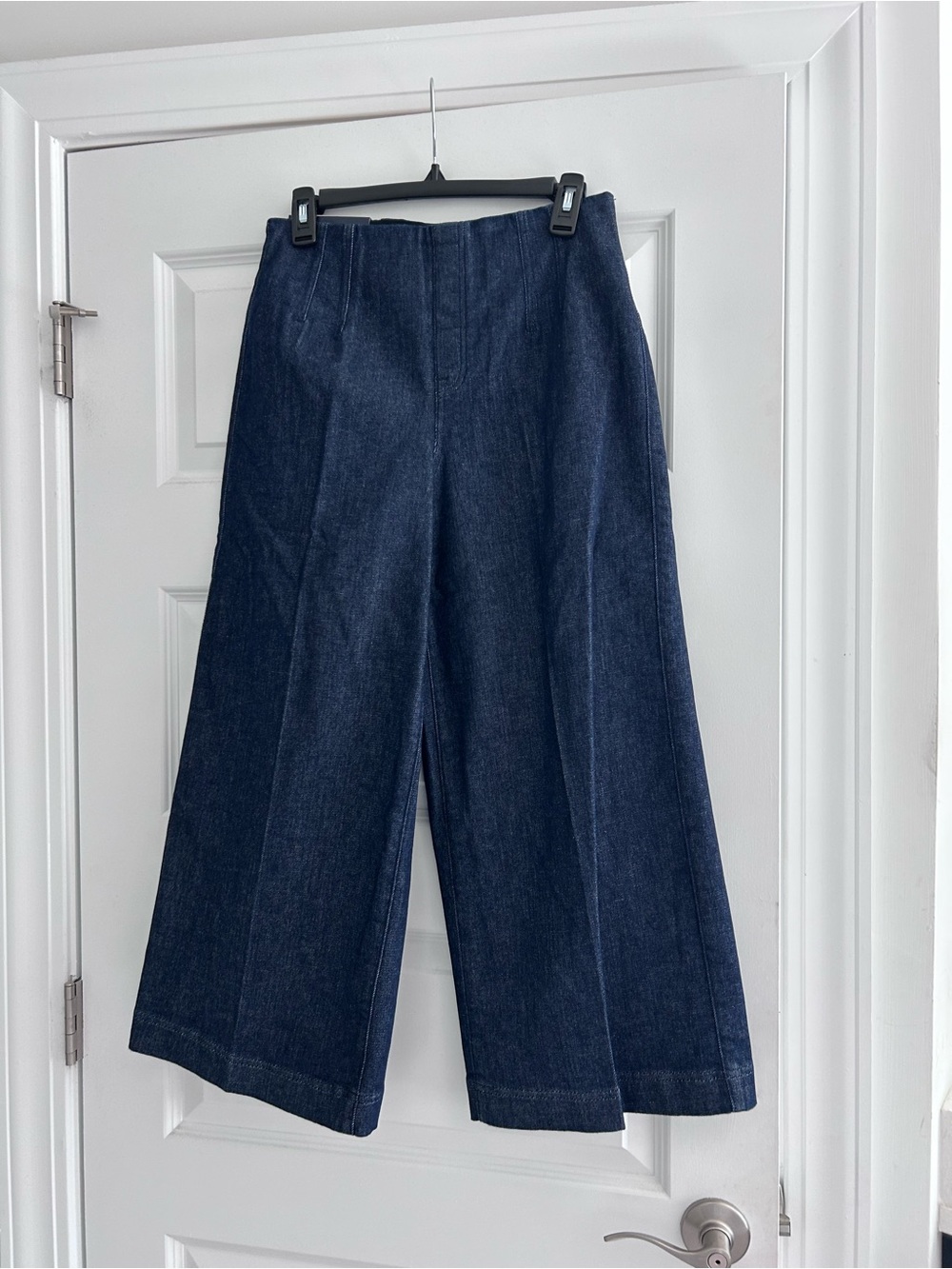 SPANX Dark Blue Wide-Leg Denim Jeans 8P